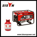 BISON (CHINA) Marca de fábrica Potencia de salida real LPG 4000Watts Generador del metano del biogás